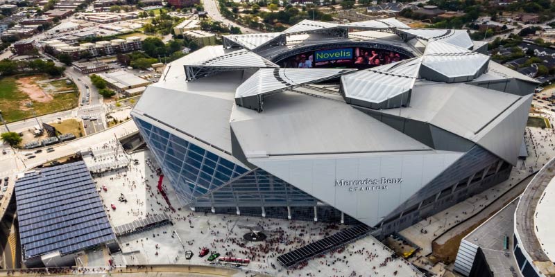 Discover the Iconic Mercedes-Benz Stadium: A Modern Marvel!